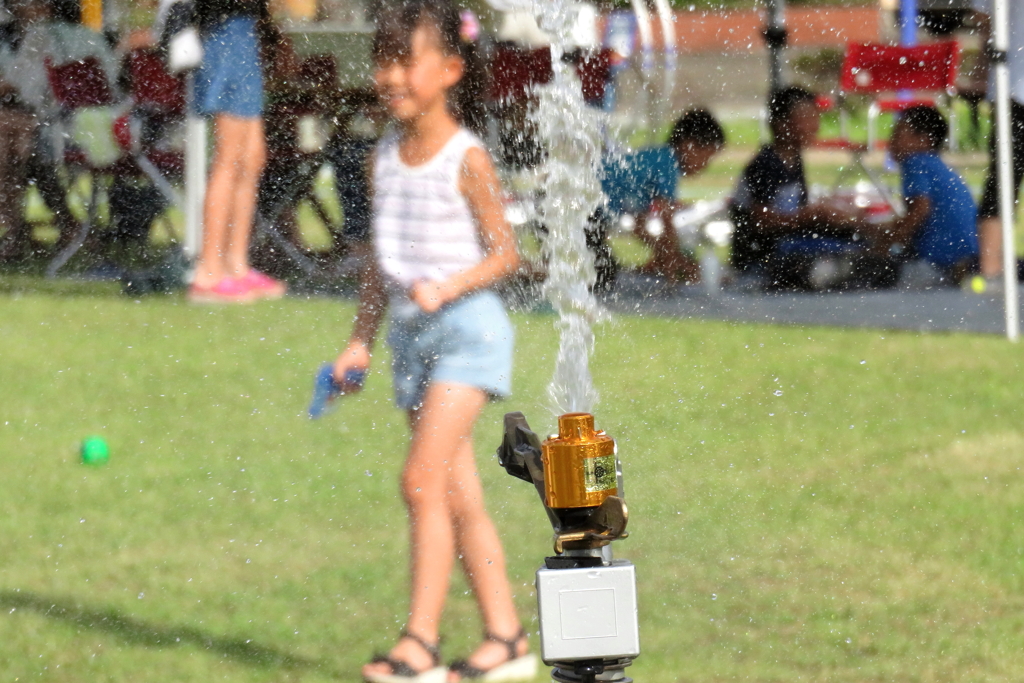 水遊び