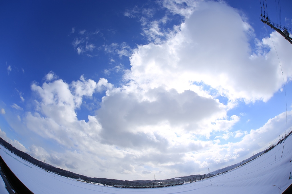 冬の青空
