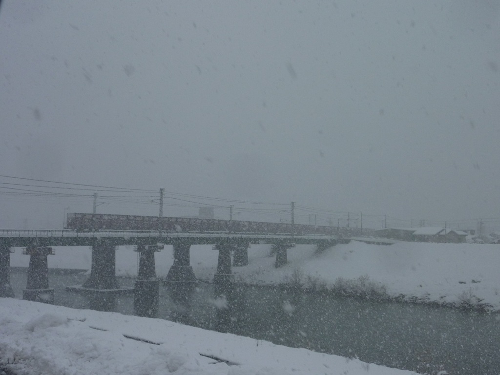 雪中を行く