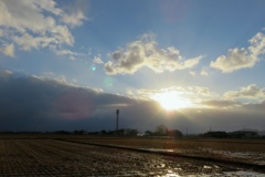 2018年1月1日の空