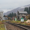 線路のある町風景