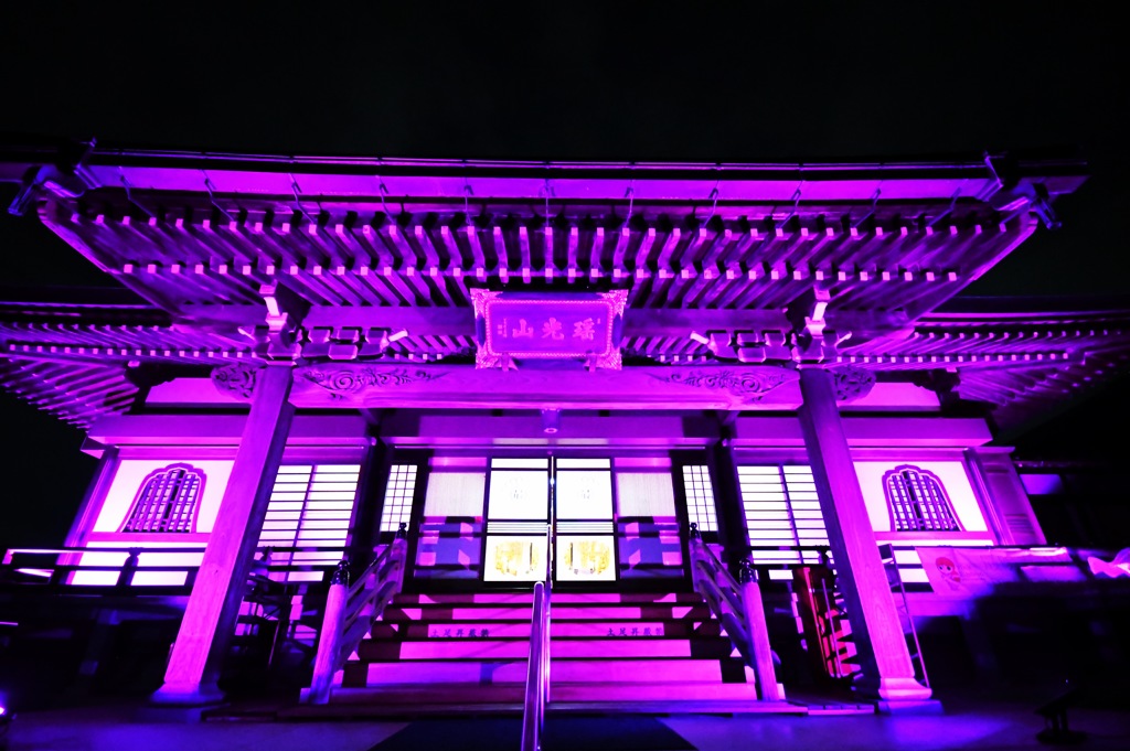 ピンクのお寺さん (*☻-☻*)