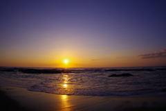 日出の海岸