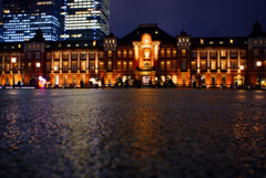 東京駅　夜景