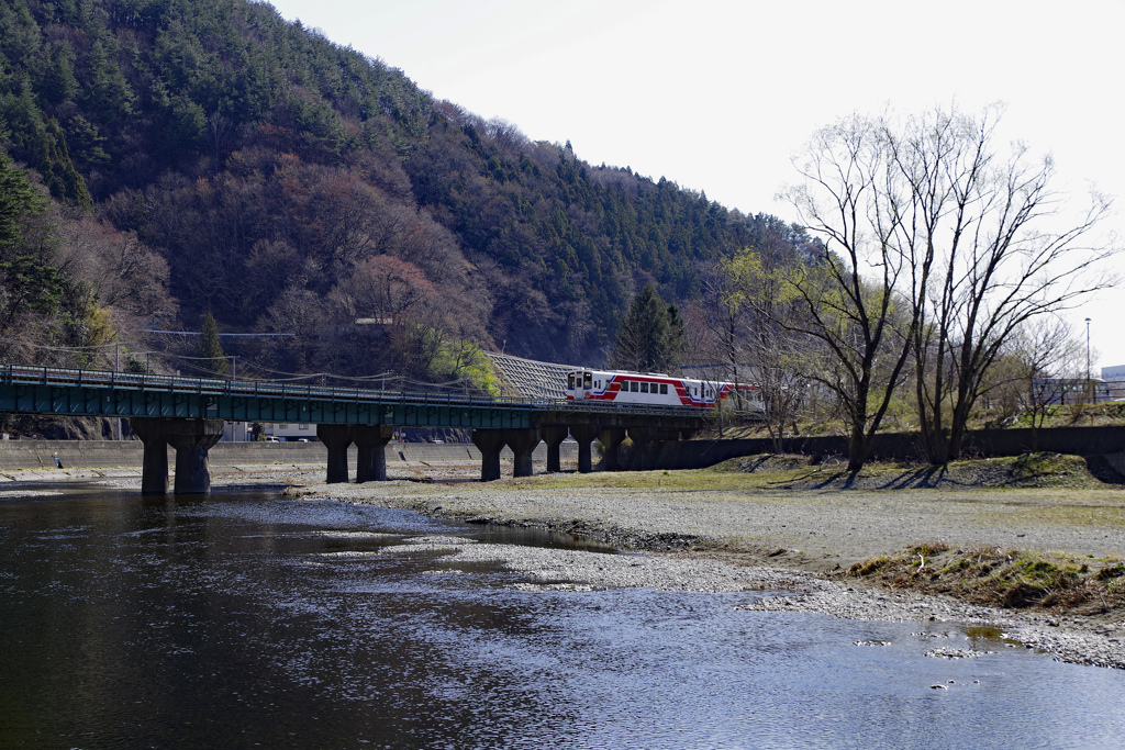 発車　三陸鉄道　次は両石駅