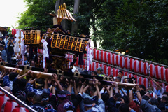 山王祭　１　上町宮入　九段四丁目