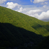 山の陰影
