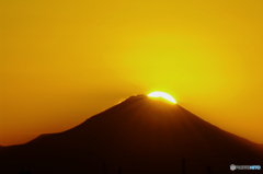 富士山夕日