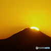 富士山夕日