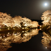 鹿野城跡の桜　④