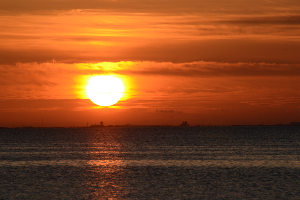 宍道湖の夕日2