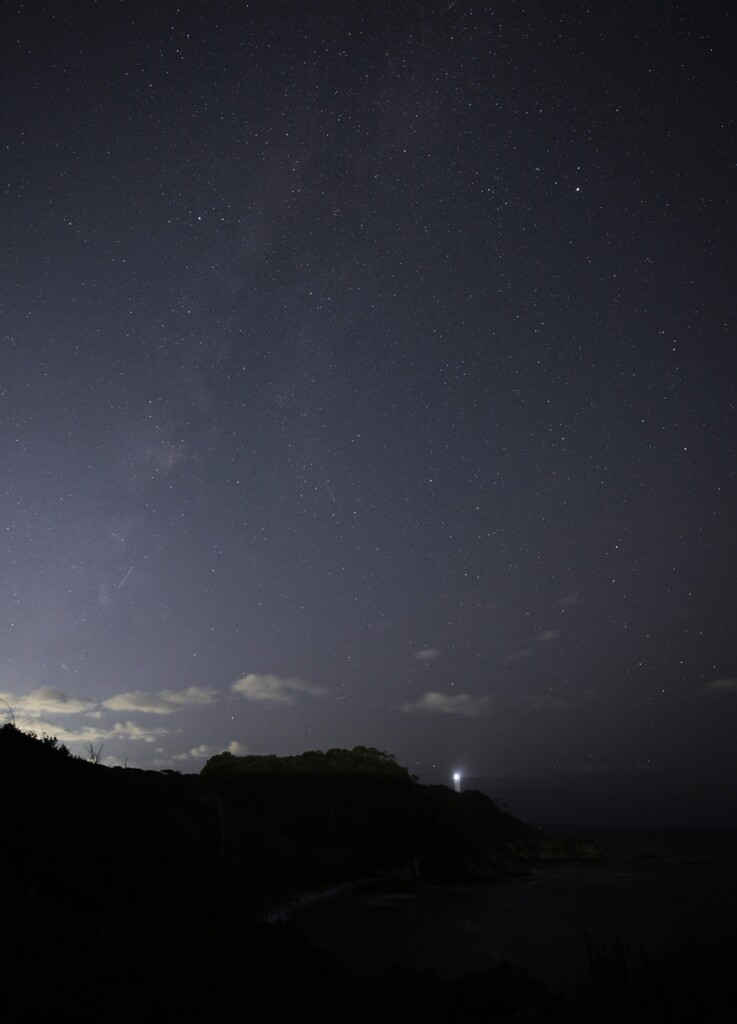 天の川にミニアストロ彗星