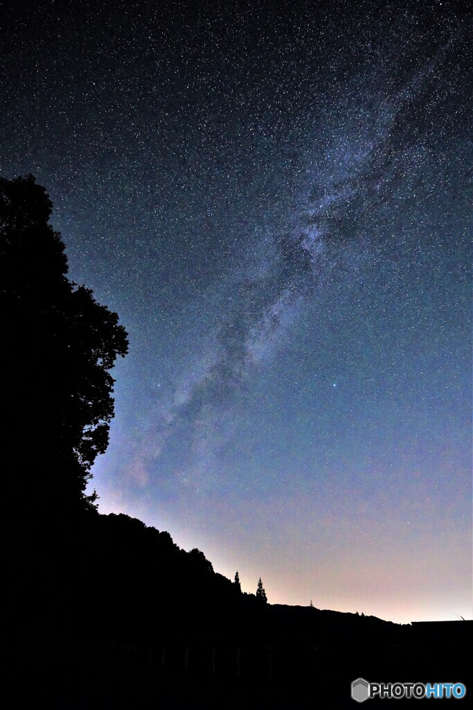 法皇山からの天の川