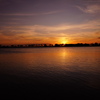 加古大池の夕陽