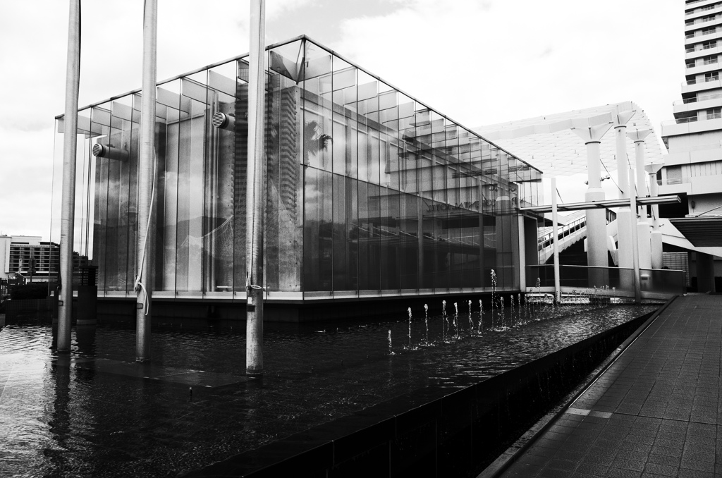 Wall of glass