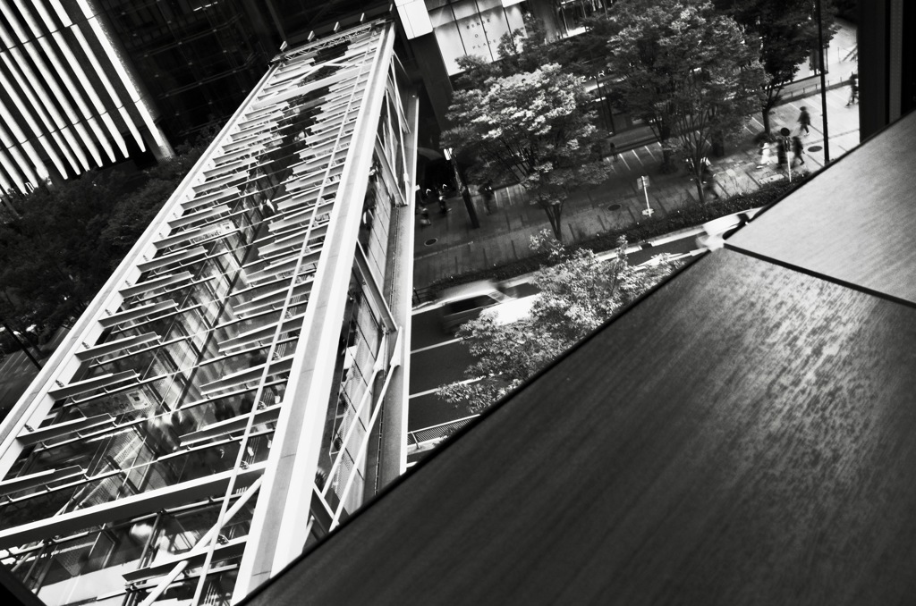 スケルトン歩道橋