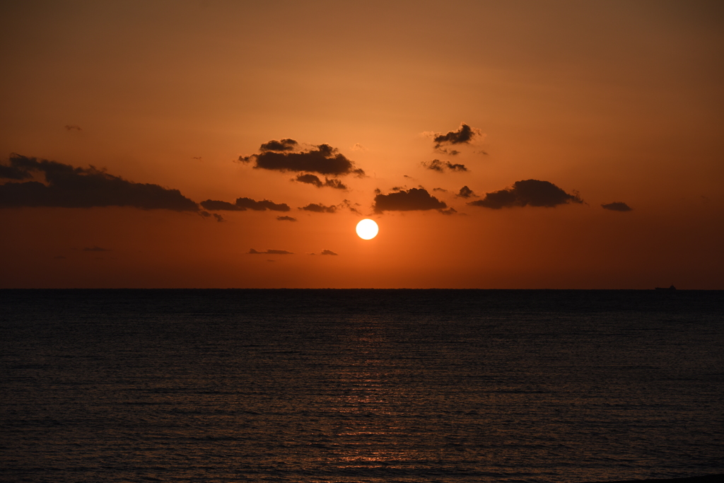 ２０１７・１・２　夕日２