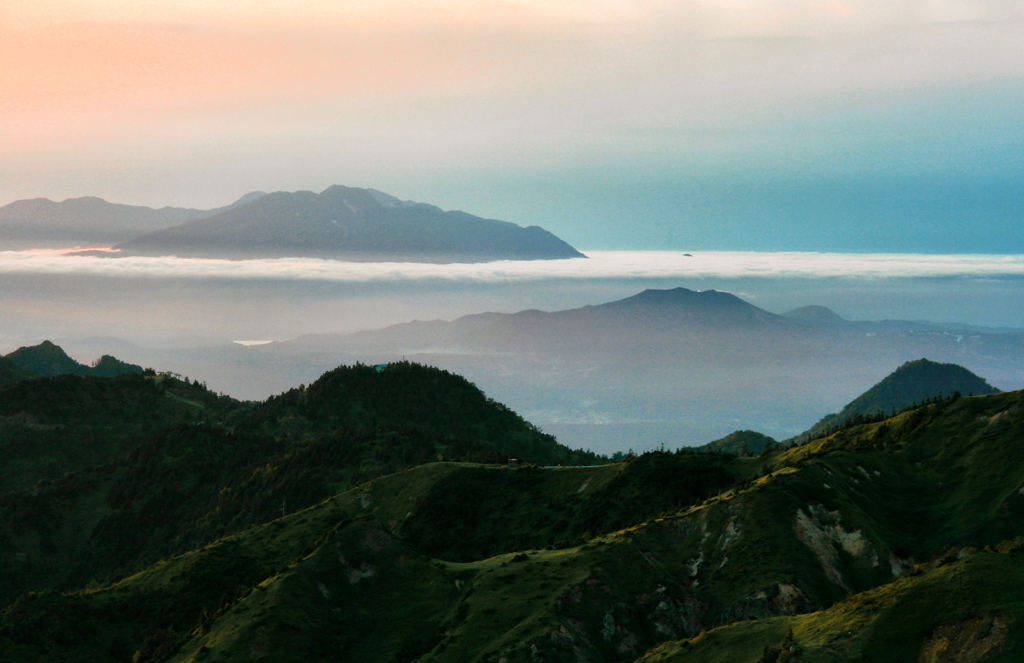 志賀高原夕景