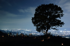 奈良・若草山からの夜景