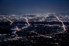 静岡市の夜景