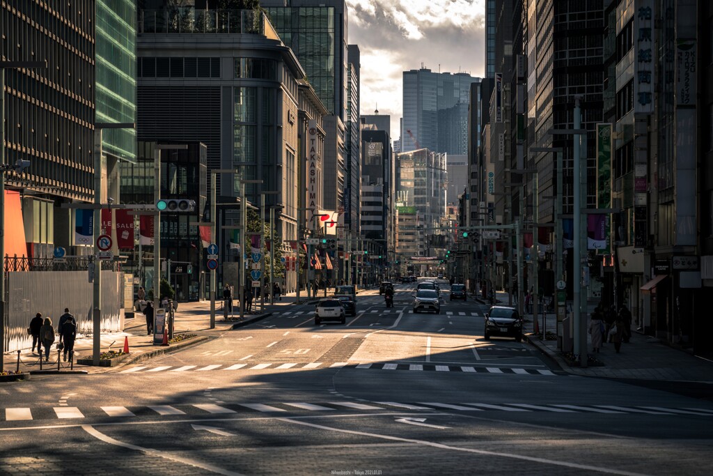 元日の日本橋
