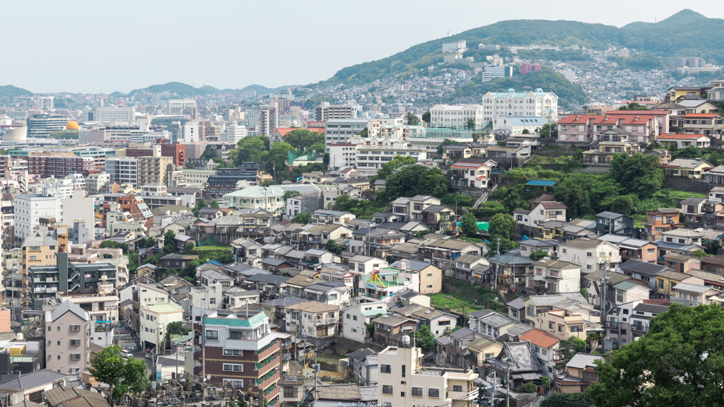 長崎の街並み