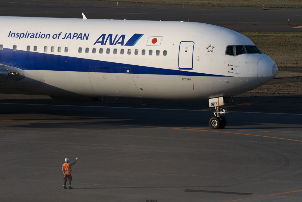 新千歳空港にて