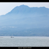 有明海越しの雲仙普賢岳