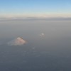 飛行機からの富士山