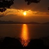 能古島からの夕陽2