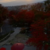 夕焼けと紅葉 ～竈門神社～