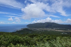 八丈島 八丈富士6合目の見晴