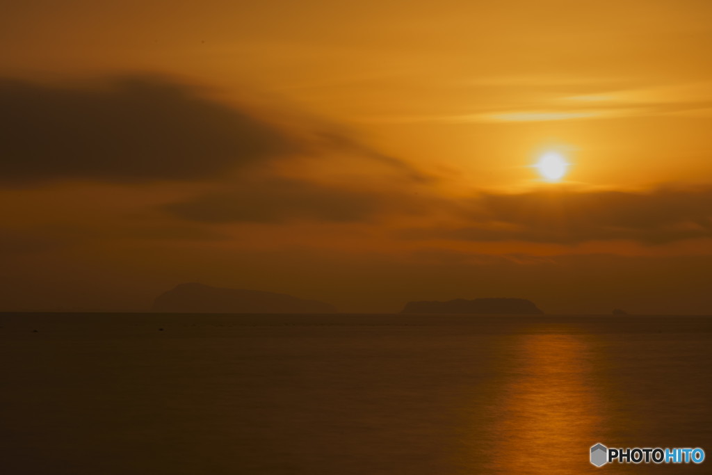 佐多岬から鹿児島　晴れた時2