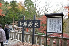 永源寺のもみじが紅葉