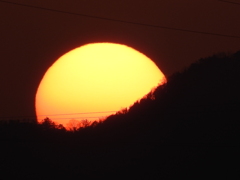 沈む夕日