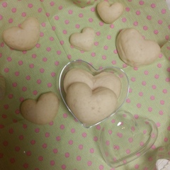 ハートのパン♡