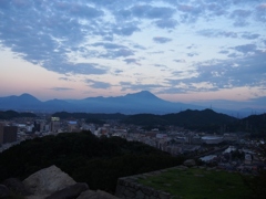 米子城から大山