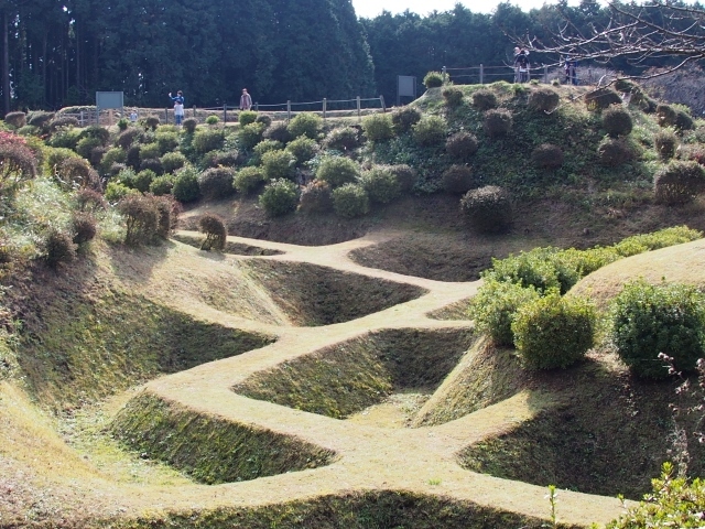 山中城　障子掘