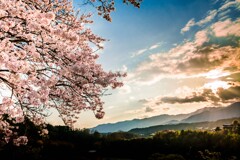 夕日染まれば