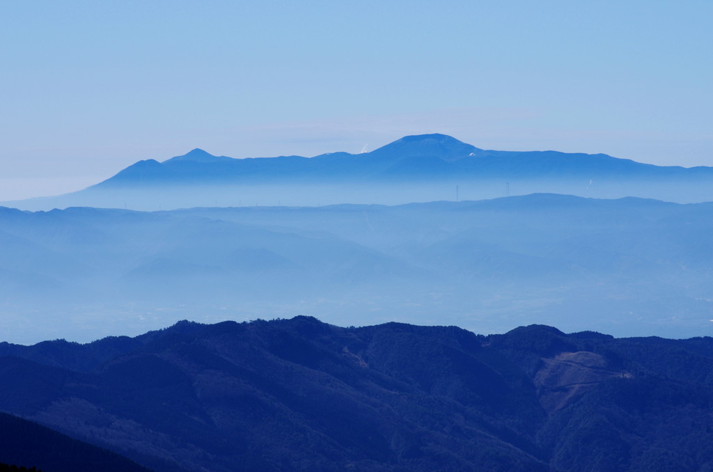 仰烏帽子山登山　眺望(2)