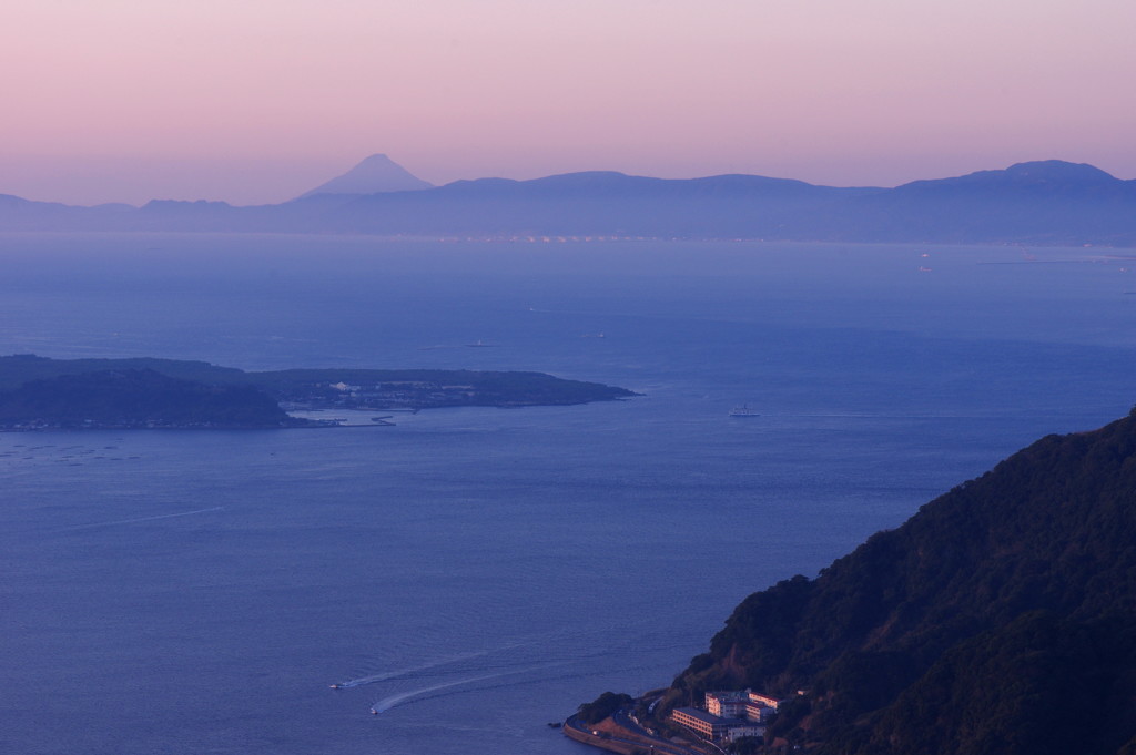 寺山から　海門