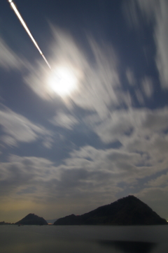 月夜月夜 来雲