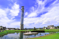電波塔。