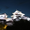 夜の松山城