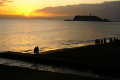 enoshima sunset