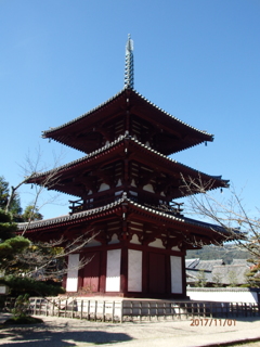 法輪寺　三重塔