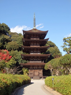 瑠璃光寺　国宝五重塔