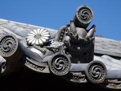 鬼瓦（法輪寺）