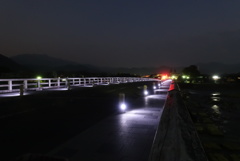 夜明けの嵐山