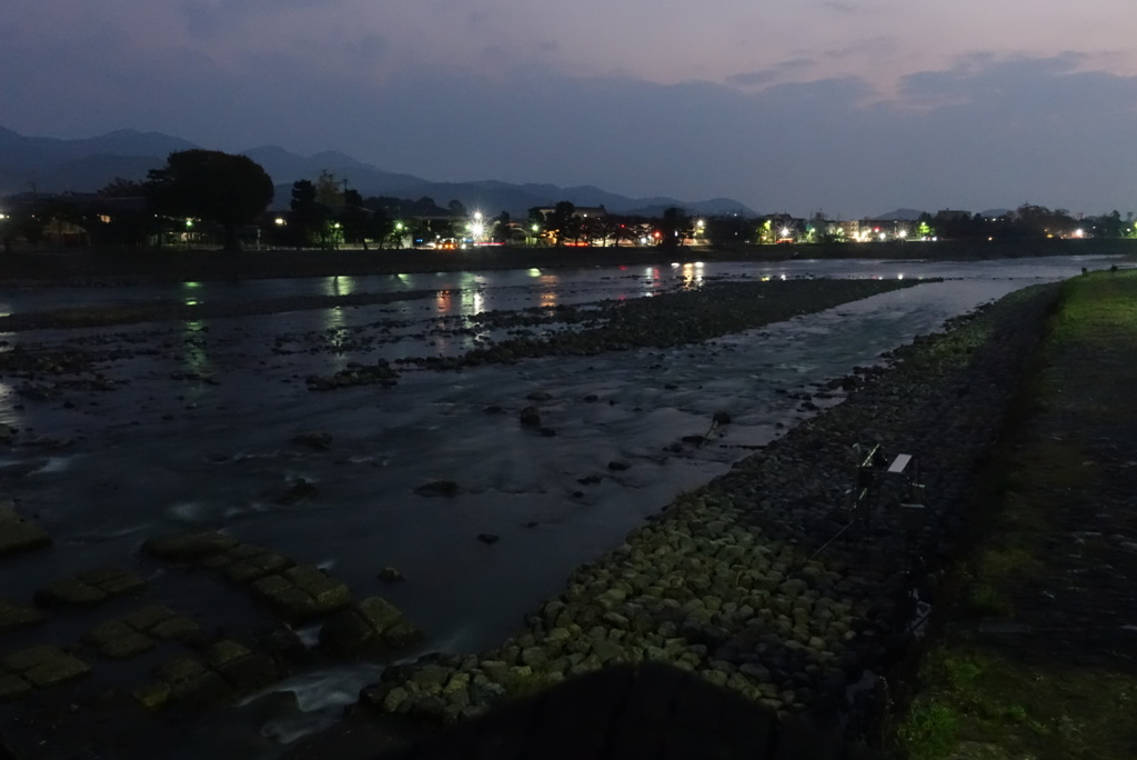 夜明けの嵐山